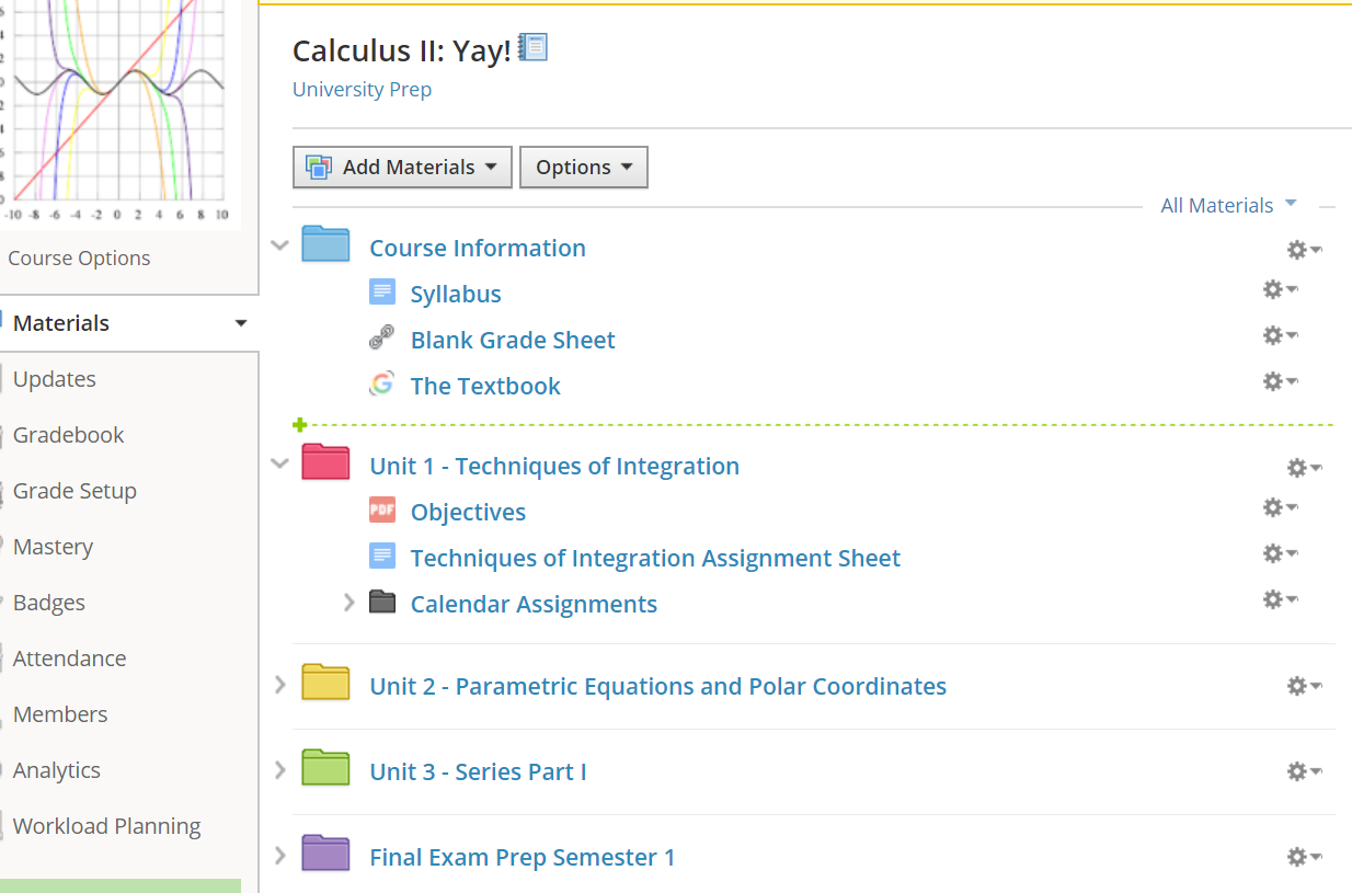 Creating assignments screenshot